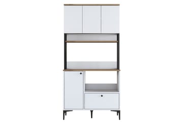 Eligius Högskåp - Vit/Valnöt - Hus & renovering - Kök & bad - Kök & tvättstuga
