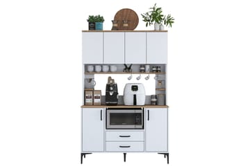 Eligius Högskåp - Vit/Valnöt - Hus & renovering - Kök & bad - Kök & tvättstuga
