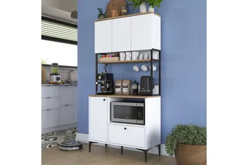 Eligius Högskåp - Vit/Valnöt - Hus & renovering - Kök & bad - Kök & tvättstuga