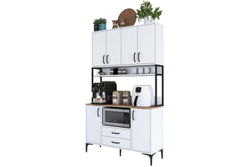 Eligius Högskåp - Vit/Valnöt - Hus & renovering - Kök & bad - Kök & tvättstuga