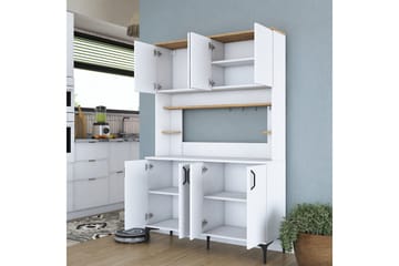 Eligius Högskåp - Vit/Valnöt - Hus & renovering - Kök & bad - Kök & tvättstuga