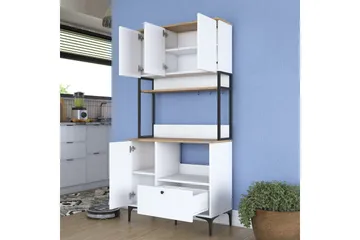 Eligius Högskåp - Vit/Valnöt - Hus & renovering - Kök & bad - Kök & tvättstuga