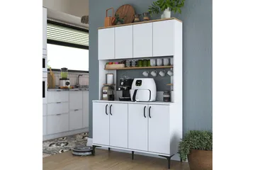 Eligius Högskåp - Vit/Valnöt - Hus & renovering - Kök & bad - Kök & tvättstuga
