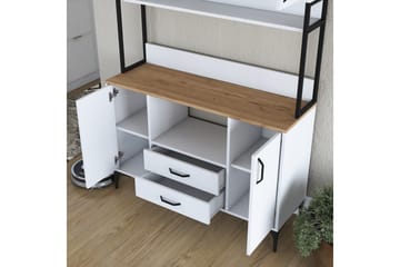 Eligius Högskåp - Vit/Valnöt - Hus & renovering - Kök & bad - Kök & tvättstuga