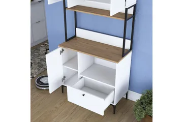 Eligius Högskåp - Vit/Valnöt - Hus & renovering - Kök & bad - Kök & tvättstuga