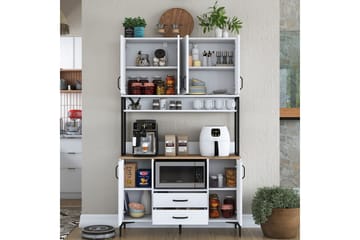 Eligius Högskåp - Vit/Valnöt - Hus & renovering - Kök & bad - Kök & tvättstuga