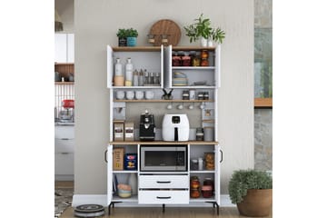 Eligius Högskåp - Vit/Valnöt - Hus & renovering - Kök & bad - Kök & tvättstuga