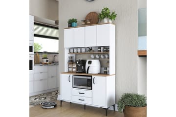Eligius Högskåp - Vit/Valnöt - Hus & renovering - Kök & bad - Kök & tvättstuga