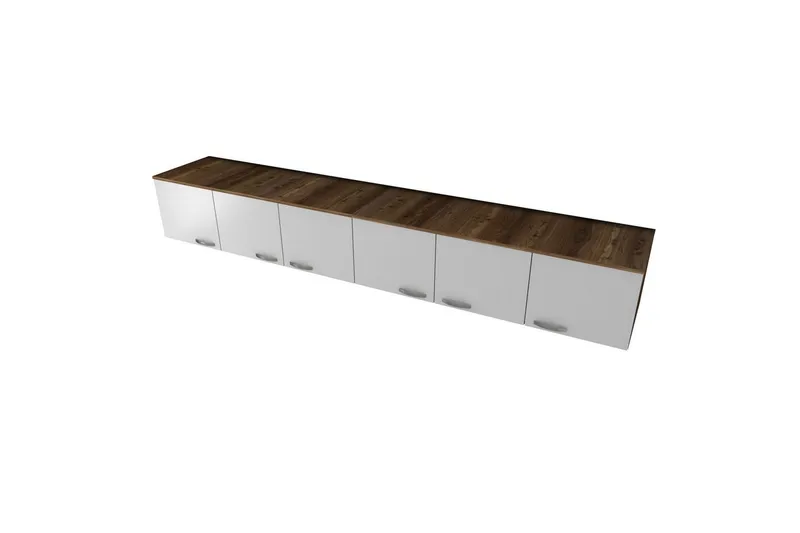 Ervon Väggskiva 243x243 cm - Valnöt/Vit - Hus & renovering - Kök & bad - Kök & tvättstuga