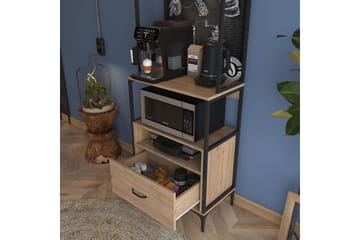 Flerfunktionsskåp Cerreta 154 (70 x 206,8 x 40 cm) - Brun - Hus & renovering - Kök & bad - Kök & tvättstuga