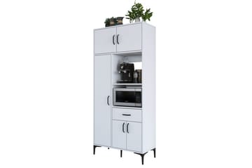 Flerfunktionsskåp Cerreta 165 Vit - Vit - Hus & renovering - Kök & bad - Kök & tvättstuga
