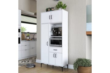 Flerfunktionsskåp Cerreta 165 Vit - Vit - Hus & renovering - Kök & bad - Kök & tvättstuga