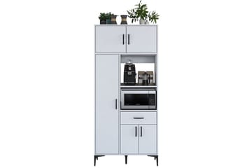 Flerfunktionsskåp Cerreta 165 Vit - Vit - Hus & renovering - Kök & bad - Kök & tvättstuga
