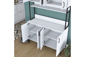 Flerfunktionsskåp Cerreta 173 Vit - Vit - Hus & renovering - Kök & bad - Kök & tvättstuga