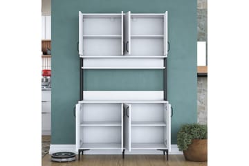 Flerfunktionsskåp Cerreta 173 Vit - Vit - Hus & renovering - Kök & bad - Kök & tvättstuga
