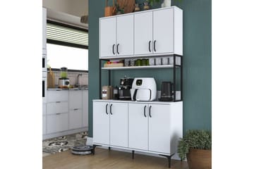Flerfunktionsskåp Cerreta 173 Vit - Vit - Hus & renovering - Kök & bad - Kök & tvättstuga