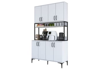 Flerfunktionsskåp Cerreta 173 Vit - Vit - Hus & renovering - Kök & bad - Kök & tvättstuga