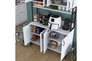 Flerfunktionsskåp Cerreta 173 Vit - Vit - Hus & renovering - Kök & bad - Kök & tvättstuga