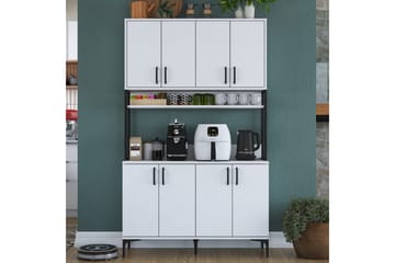 Flerfunktionsskåp Cerreta 173 Vit - Vit - Hus & renovering - Kök & bad - Kök & tvättstuga