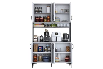 Flerfunktionsskåp Cerreta 173 Vit - Vit - Hus & renovering - Kök & bad - Kök & tvättstuga