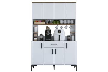 Flerfunktionsskåp Cerreta 177 Valnöt / Vit - Valnöt / Vit - Hus & renovering - Kök & bad - Kök & tvättstuga