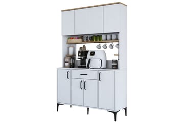 Flerfunktionsskåp Cerreta 177 Valnöt / Vit - Valnöt / Vit - Hus & renovering - Kök & bad - Kök & tvättstuga