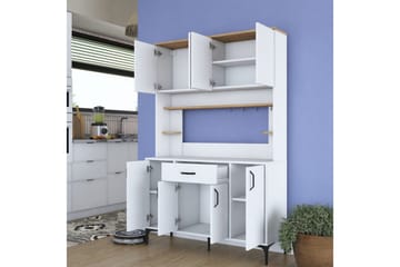 Flerfunktionsskåp Cerreta 177 Valnöt / Vit - Valnöt / Vit - Hus & renovering - Kök & bad - Kök & tvättstuga