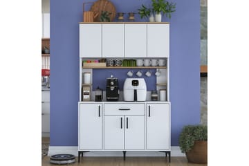 Flerfunktionsskåp Cerreta 177 Valnöt / Vit - Valnöt / Vit - Hus & renovering - Kök & bad - Kök & tvättstuga