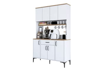 Flerfunktionsskåp Cerreta 177 Vit - Vit - Hus & renovering - Kök & bad - Kök & tvättstuga