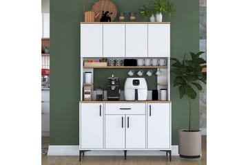 Flerfunktionsskåp Cerreta 177 Vit - Vit - Hus & renovering - Kök & bad - Kök & tvättstuga