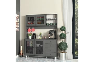 Flerfunktionsskåp Jatin Antracit - Antracit - Hus & renovering - Kök & bad - Kök & tvättstuga