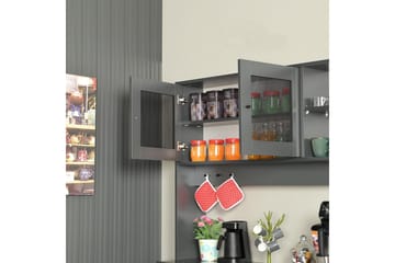 Flerfunktionsskåp Jatin Antracit - Antracit - Hus & renovering - Kök & bad - Kök & tvättstuga