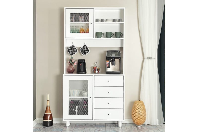 Flerfunktionsskåp Periorport Vit - Vit - Hus & renovering - Kök & bad - Kök & tvättstuga