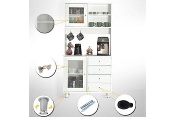 Flerfunktionsskåp Periorport Vit - Vit - Hus & renovering - Kök & bad - Kök & tvättstuga