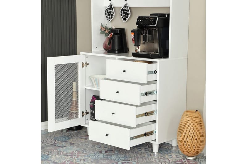 Flerfunktionsskåp Periorport Vit - Vit - Hus & renovering - Kök & bad - Kök & tvättstuga
