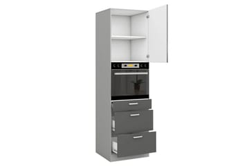 Grey Köksskåp 60x57x210 cm - Grå/Vit - Hus & renovering - Kök & bad - Kök & tvättstuga