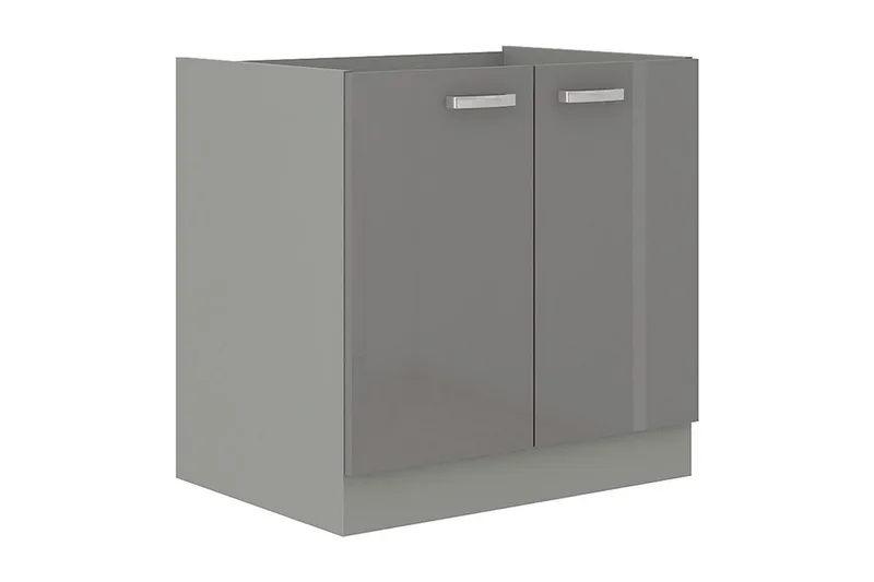 Grey Skåp för tvättmaskin 80x50x82 cm, Grå