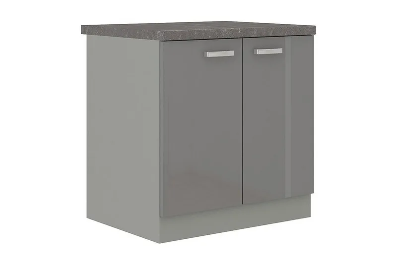 Grey Skåp med dörrar 80x60x82 cm - Grå - Hus & renovering - Kök & bad - Kök & tvättstuga