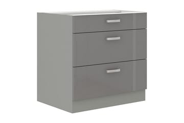Grey Skåp med lådor 80x52x82 cm - Grå - Hus & renovering - Kök & bad - Kök & tvättstuga