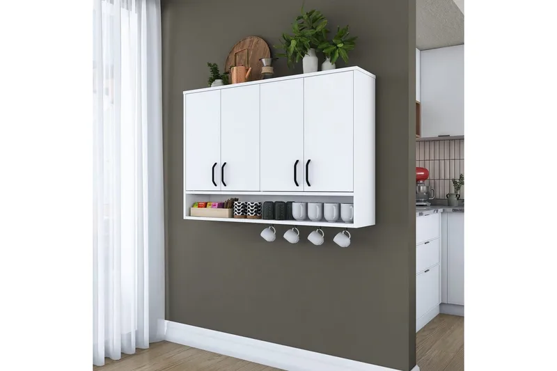 Heba Tv-skåp 120 cm - Vit - Hus & renovering - Kök & bad - Kök & tvättstuga