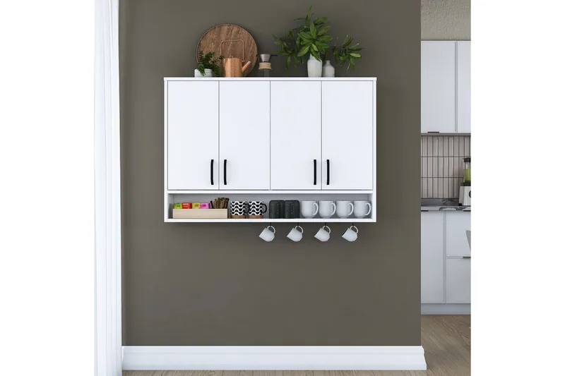 Heba Tv-skåp 120 cm - Vit - Hus & renovering - Kök & bad - Kök & tvättstuga