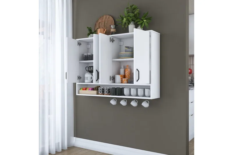 Heba Tv-skåp 120 cm - Vit - Hus & renovering - Kök & bad - Kök & tvättstuga