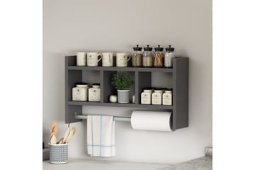 Hyllor Homitis Harlee Hylla 63,6x14,6 cm Antracit - Antracit - Hus & renovering - Kök & bad - Kök & tvättstuga