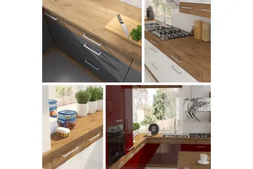 Bordsskiva 120cm - Brun - Hus & renovering - Kök & bad - Kök & tvättstuga - Bänkskiva & köksbänk