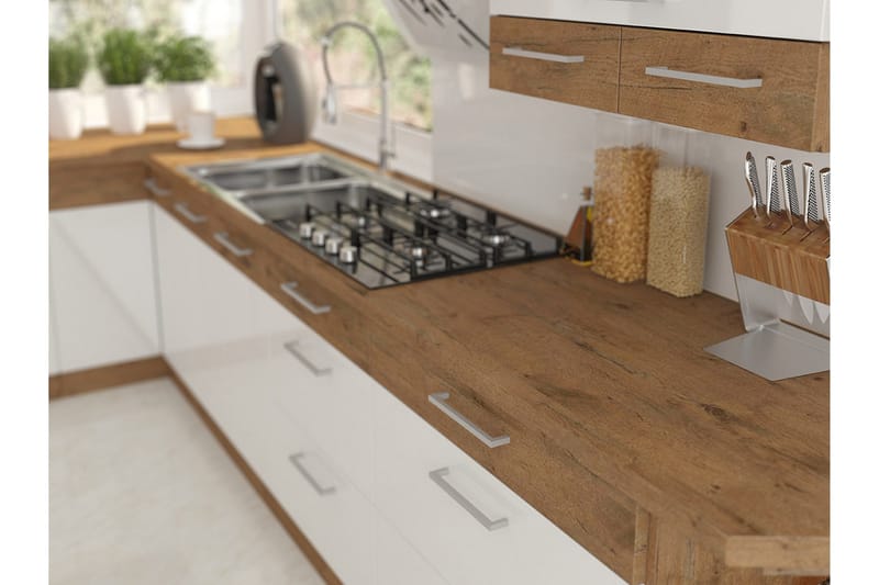 Bordsskiva 220cm - Brun - Hus & renovering - Kök & bad - Kök & tvättstuga - Bänkskiva & köksbänk