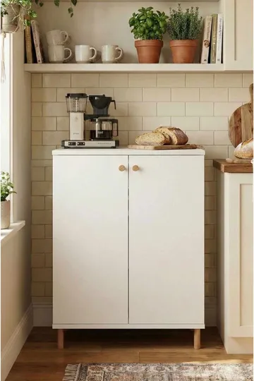 Belvo Multifunktionsskåp 60x85x30 cm - Vit - Hus & renovering - Kök & bad - Kök & tvättstuga