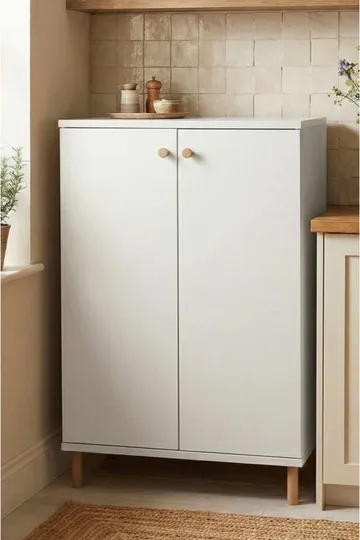 Belvo Multifunktionsskåp 60x85x30 cm - Vit - Hus & renovering - Kök & bad - Kök & tvättstuga