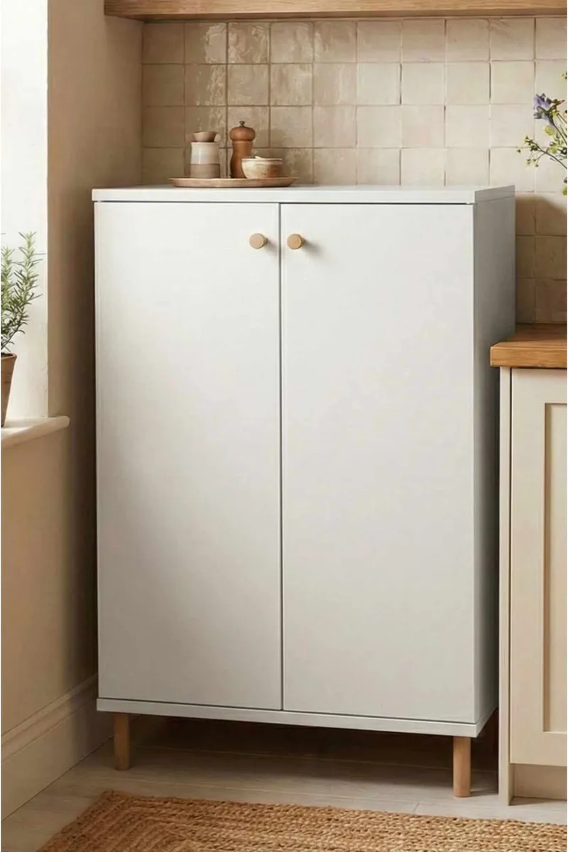 Belvo Multifunktionsskåp 60x85x30 cm - Vit - Hus & renovering - Kök & bad - Kök & tvättstuga