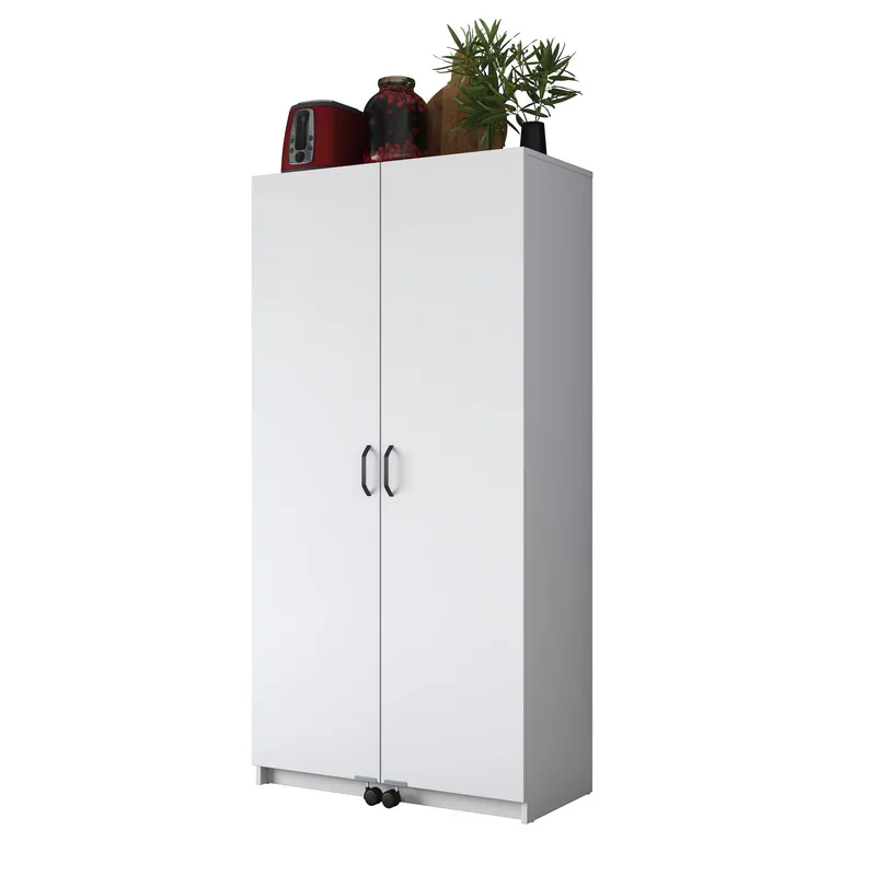 Bralen Multifunktionsskåp 90x180x42 cm, Vit
