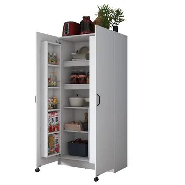 Bralen Multifunktionsskåp 90x180x42 cm - Vit - Hus & renovering - Kök & bad - Kök & tvättstuga